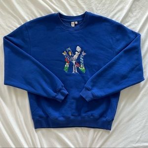 CUSTOM EMBROIDERED NEW YORK YANKEES CREWNECK